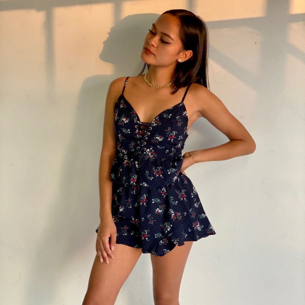 Fiona Floral Two-Piece Set